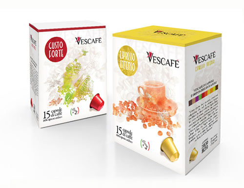 Vescafè packaging proposte